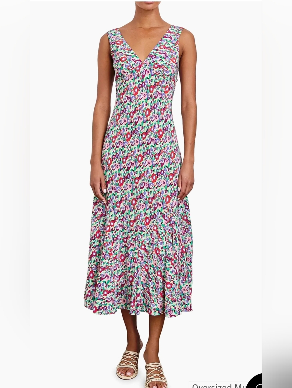 Rails Irra Sleeveless Floral Midi-Dress